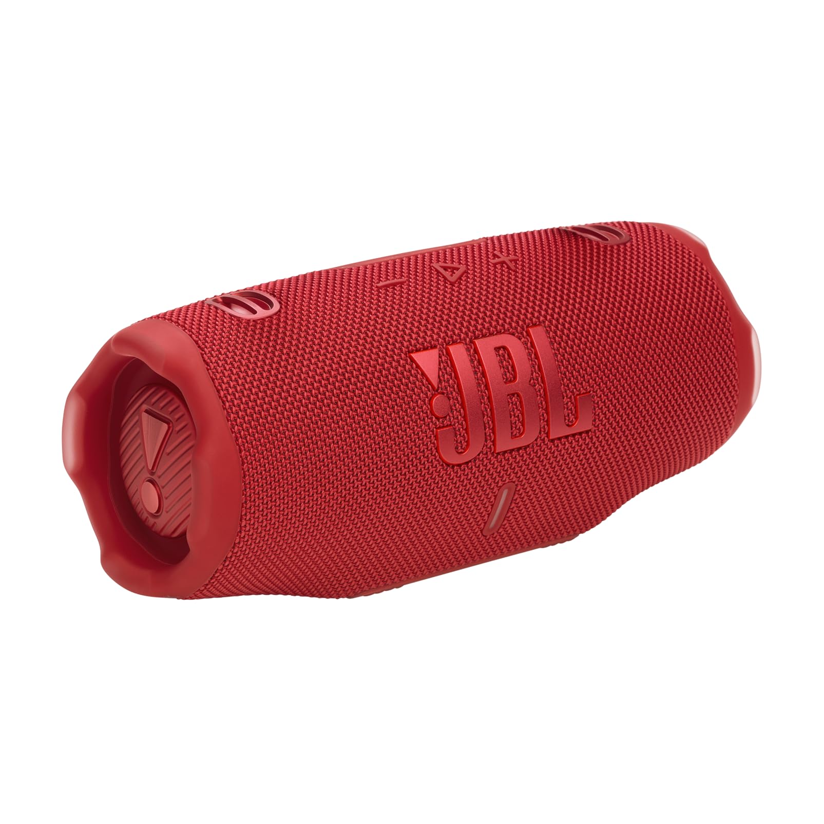 JBL Charge 6 - Portable Waterproof & Drop-Proof Bluetooth Speaker, Bold Pro Sound with AI Sound Boost, 28Hrs of Playtime, Built-in powerbank & Comes with a Sturdy/Removable Carrying Strap (White)