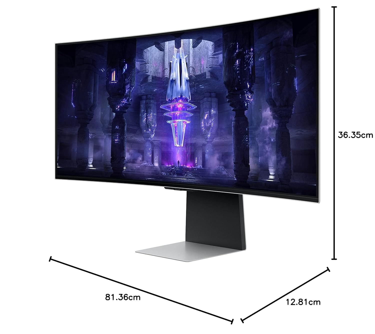 Samsung 34-inch(86.8cm) Ultra WQHD 2K Odyssey OLED G8 Gaming, 175 Hz, 0.1ms Curved Monitor, USB Type -C, Smart TV, Height Adjustable Stand, AMD FreeSync (LS34BG850SWXXL, Black)