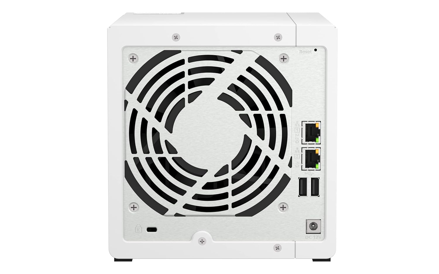 QNAP TS-433-4G 4 Bay NAS with Quad-core Processor, 4 GB DDR4 RAM and 2.5GbE + GbE LAN Network (Diskless) White