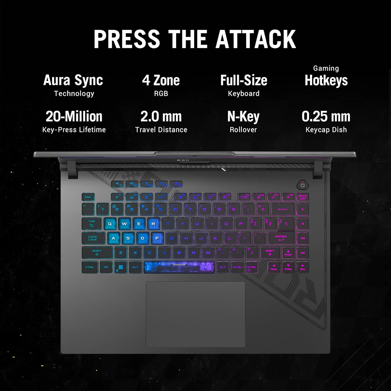 ASUS [Smartchoice] ROG Strix G16, 16"(40.64cm) FHD+ 165Hz, 13th Gen Core i7-13650HX,Gaming Laptop(16GB RAM/1TB SSD/NVIDIA GeForce RTX 4060 /Windows 11/Office 21/Eclipse Gray/2.50 Kg), G614JV-N3474WS