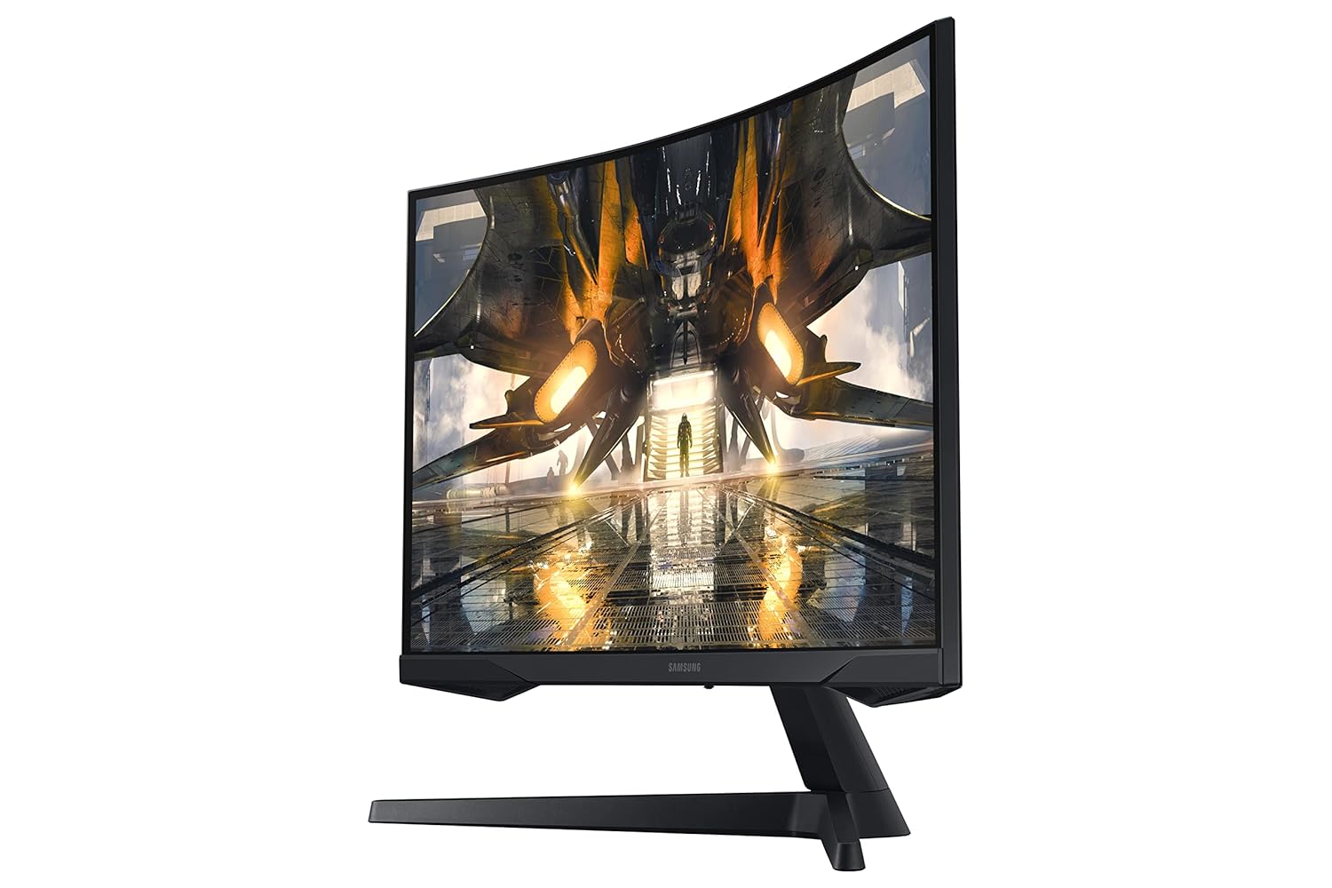 Samsung 27-Inch(68.5cm) Odyssey G5 Gaming, QHD 2K, 165Hz, 1Ms, 1000R Curved LCD Monitor, AMD Freesync Premium, HDR10 (LS27AG550EWXXL, Black)