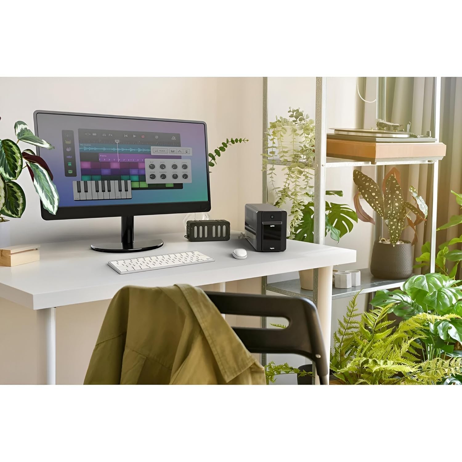 APC Back-UPS BX1100I-IN 1100VA, Tower, 230V, 5 India 3-pin 6A Outlets, AVR, W/O Auto Shutdown Software, an Ideal Power Backup & Protection for Home Office, Desktop PC & Home Electronics