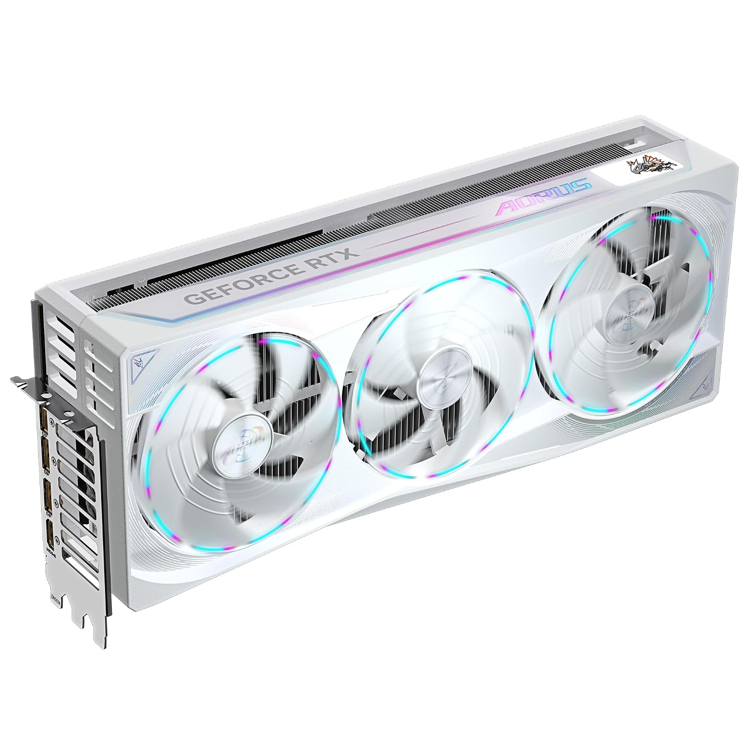 Gigabyte AORUS GeForce RTX 5090 Stealth ICE 32G Graphics Card - 32GB GDDR7, 512bit, PCI-E 5.0, 2655MHz Core Frequency, 3 x DP 2.1a, 1 x HDMI 2.1b, NVIDIA DLSS 4, GV-N5090AORUSST ICE-32GD