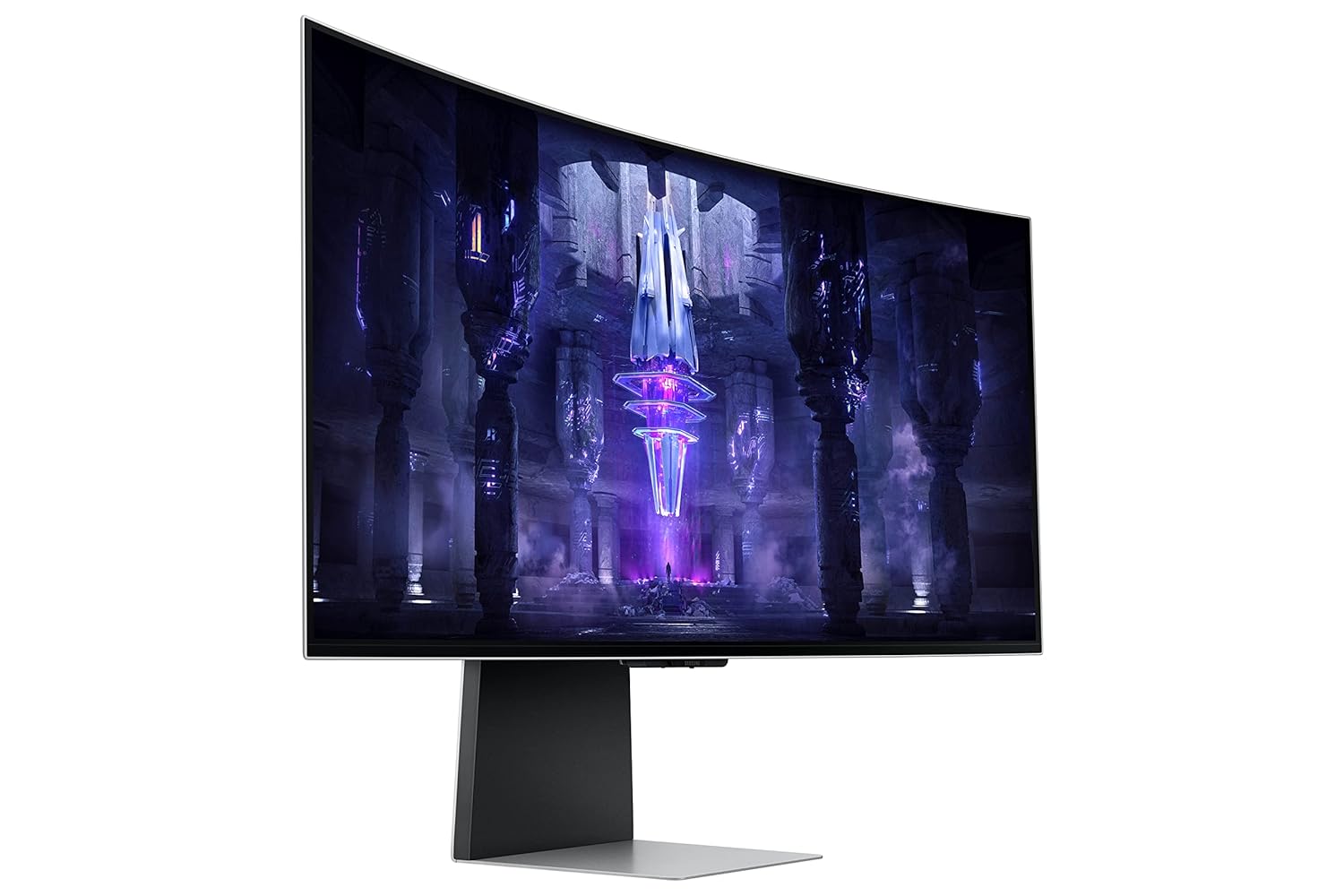 Samsung 34-inch(86.8cm) Ultra WQHD 2K Odyssey OLED G8 Gaming, 175 Hz, 0.1ms Curved Monitor, USB Type -C, Smart TV, Height Adjustable Stand, AMD FreeSync (LS34BG850SWXXL, Black)