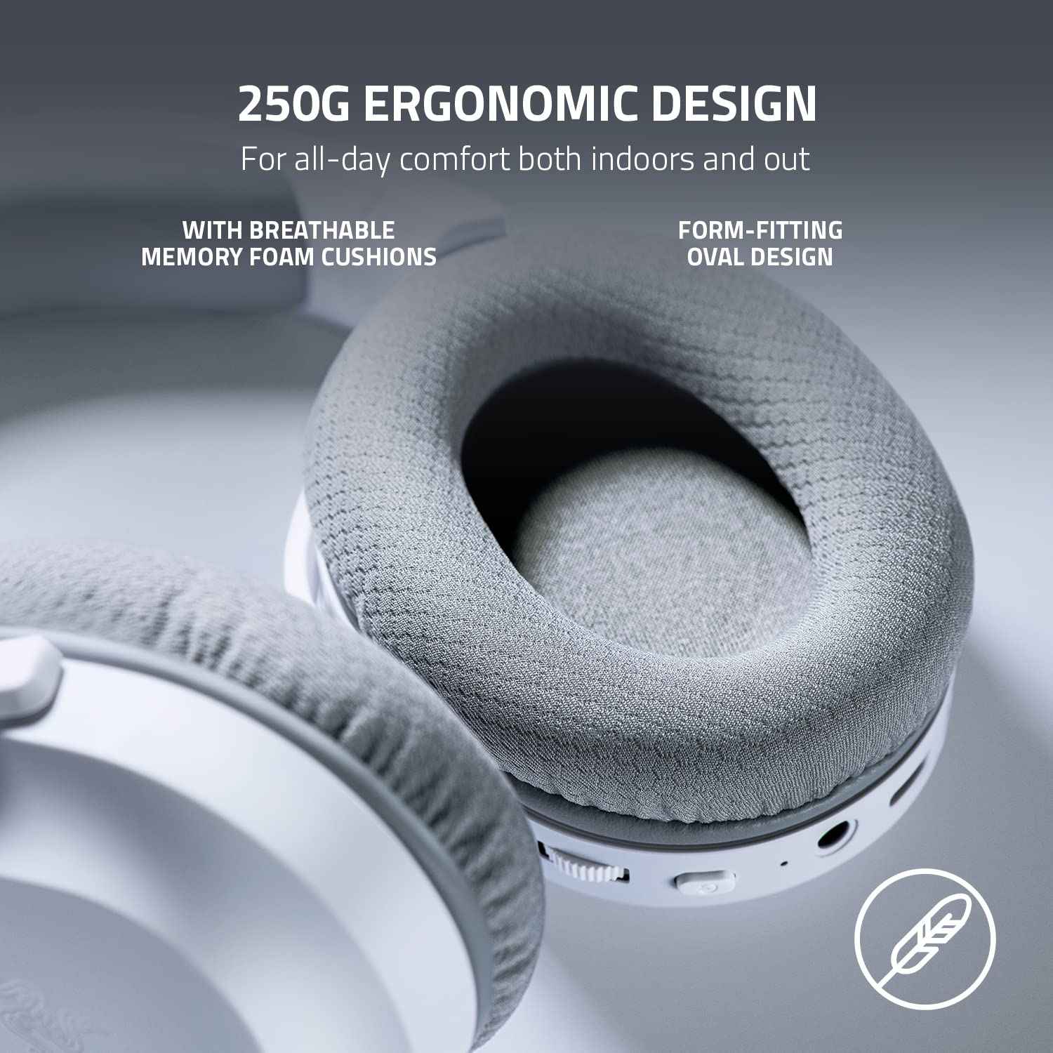 Razer Barracuda X (2022) - Wireless Multi-Platform Gaming and Mobile Headset - Mercury White - Frml Packaging Rz04-04430200-R3M1 - Over Ear