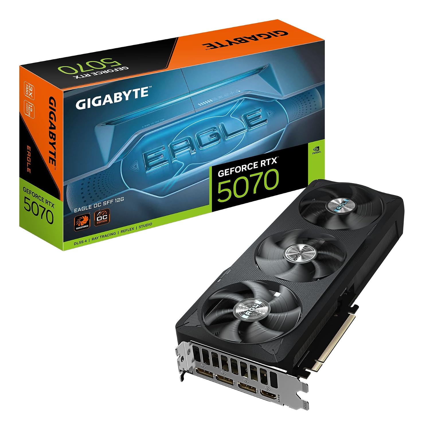 GIGABYTE GV-N5070EAGLE OC-12GD | GeForce RTX 5070 Eagle OC 12GB GDDR6X Graphics Card