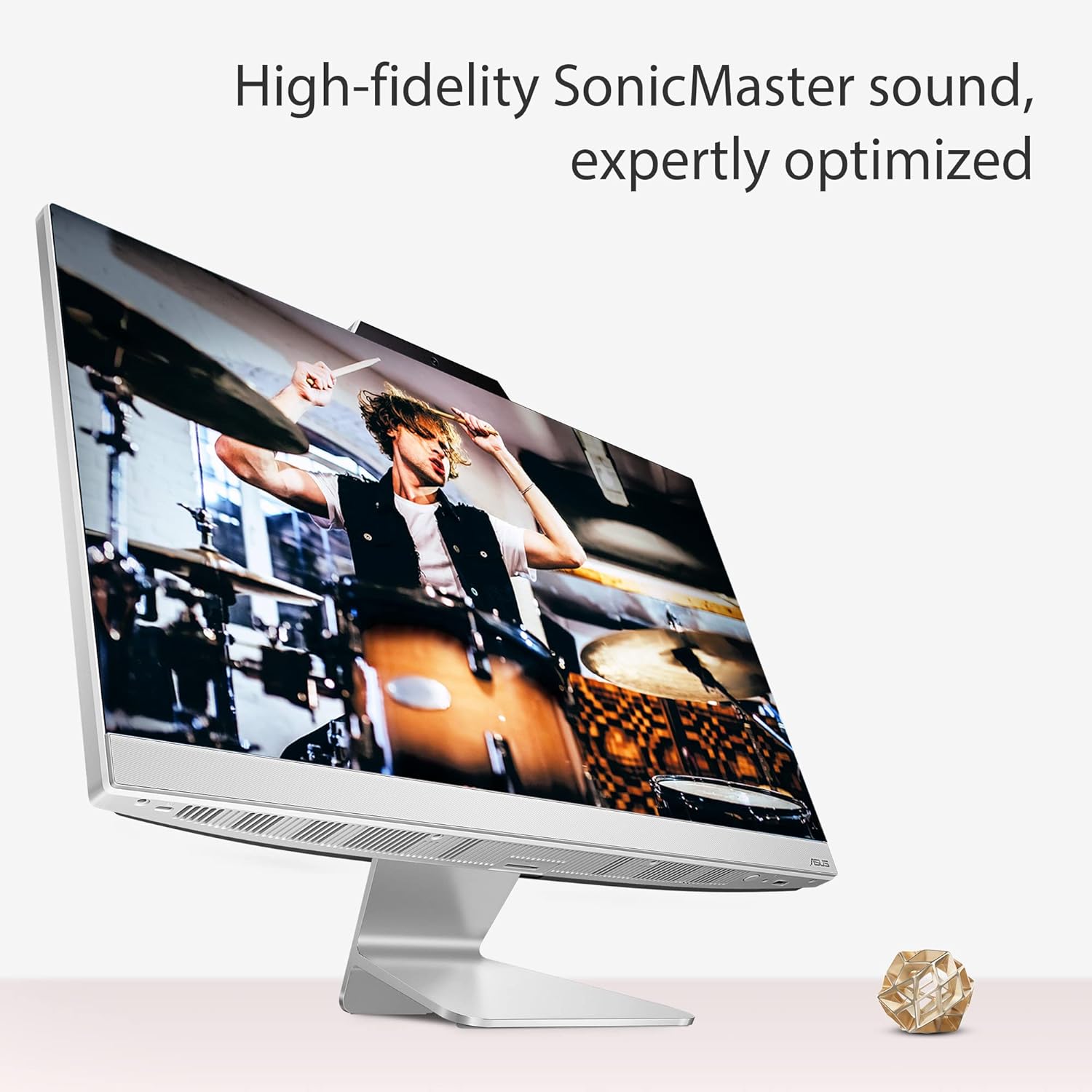 ASUS AiO A3 Series, 23.48" FHD Touch Screen, Intel Core i5-1235U 12th Gen, All-in-One Desktop (8GB/512GB SSD/Windows 11/Office 2021/with Wireless Keyboard & Mouse/White/5.40 kg), A3402WBA-TWA020WS