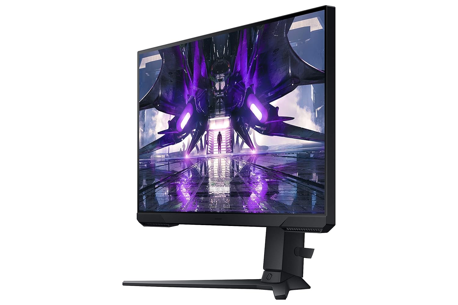 Samsung 24-Inch(60cm) FHD Odyssey G3 Gaming, 165 Hz, 1Ms Flat LED Monitor, 1920 X 1080 Pixels, Height Adjustable Stand, Bezel Less, Eye-Saver, AMD Freesync Premium (LS24AG322NWXXL, Black)