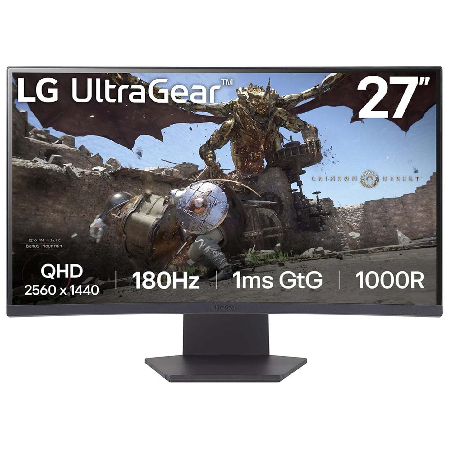 LG ULTRAGEAR 27GS60QC 27 INCH CURVED GAMING MONITOR - Zapnet.in
