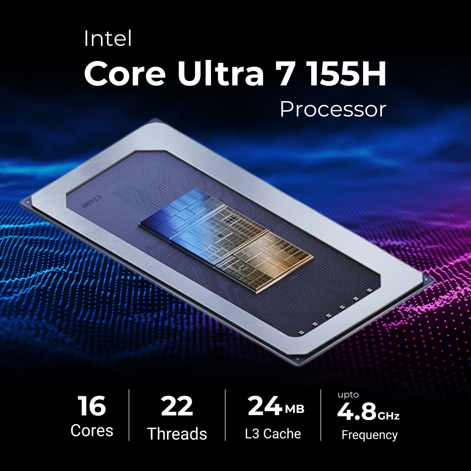 HP Laptop Ultra 7-155H, 32GB RAM, 1TB SSD, RTX 1000 Ada 6GB, Win 11 Pro, 16" WUXGA, 5MP+IR Cam, Fingerprint Sensor, Backlit Keyboard, Wi-Fi 6E, BT 5.3, 3-Year Warranty (A8WN0PT)