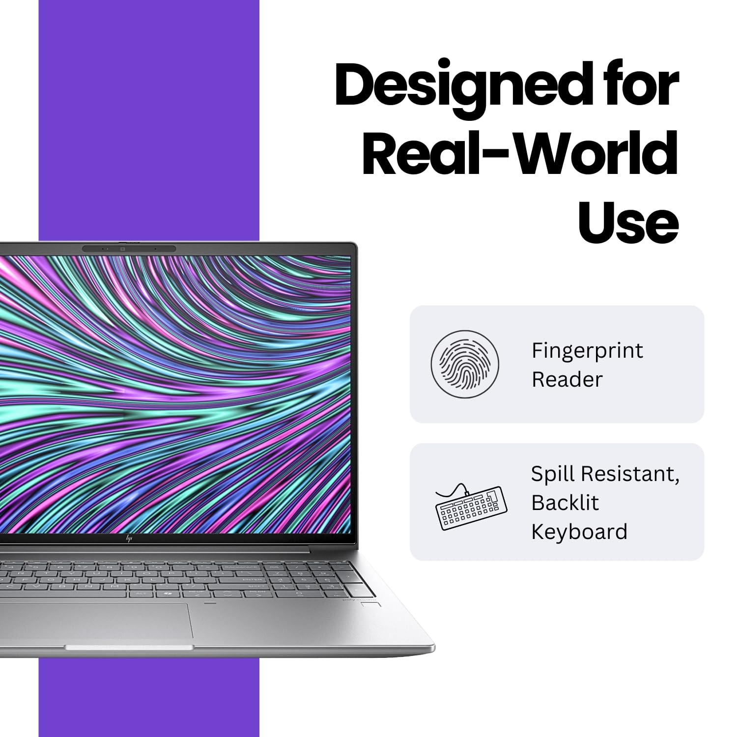 HP Laptop Ultra 7-155H, 32GB RAM, 1TB SSD, RTX 2000 Ada 8GB, Win 11 Pro, 16" WUXGA, 5MP+IR Cam, Fingerprint Sensor, Backlit Keyboard, Wi-Fi 6E, BT 5.3, 3-Year Warranty (A8WM9PT)