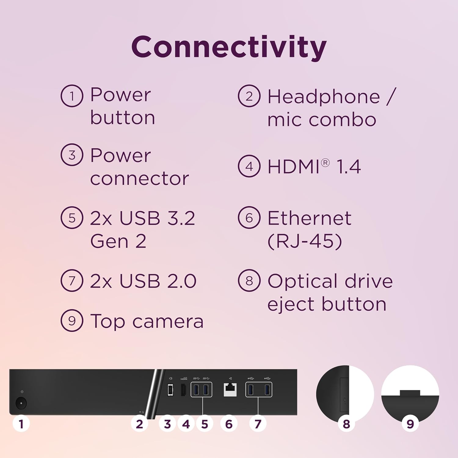 Lenovo IdeaCentre AIO 3 12th Gen Intel i5 23.8" FHD WVA 3-Side Edgeless All-in-One Desktop with Alexa Built-in (8GB/512GB SSD/Win11/MS Office 2021/IR Camera/Wireless Keyboard & Mouse) F0GH00MHIN