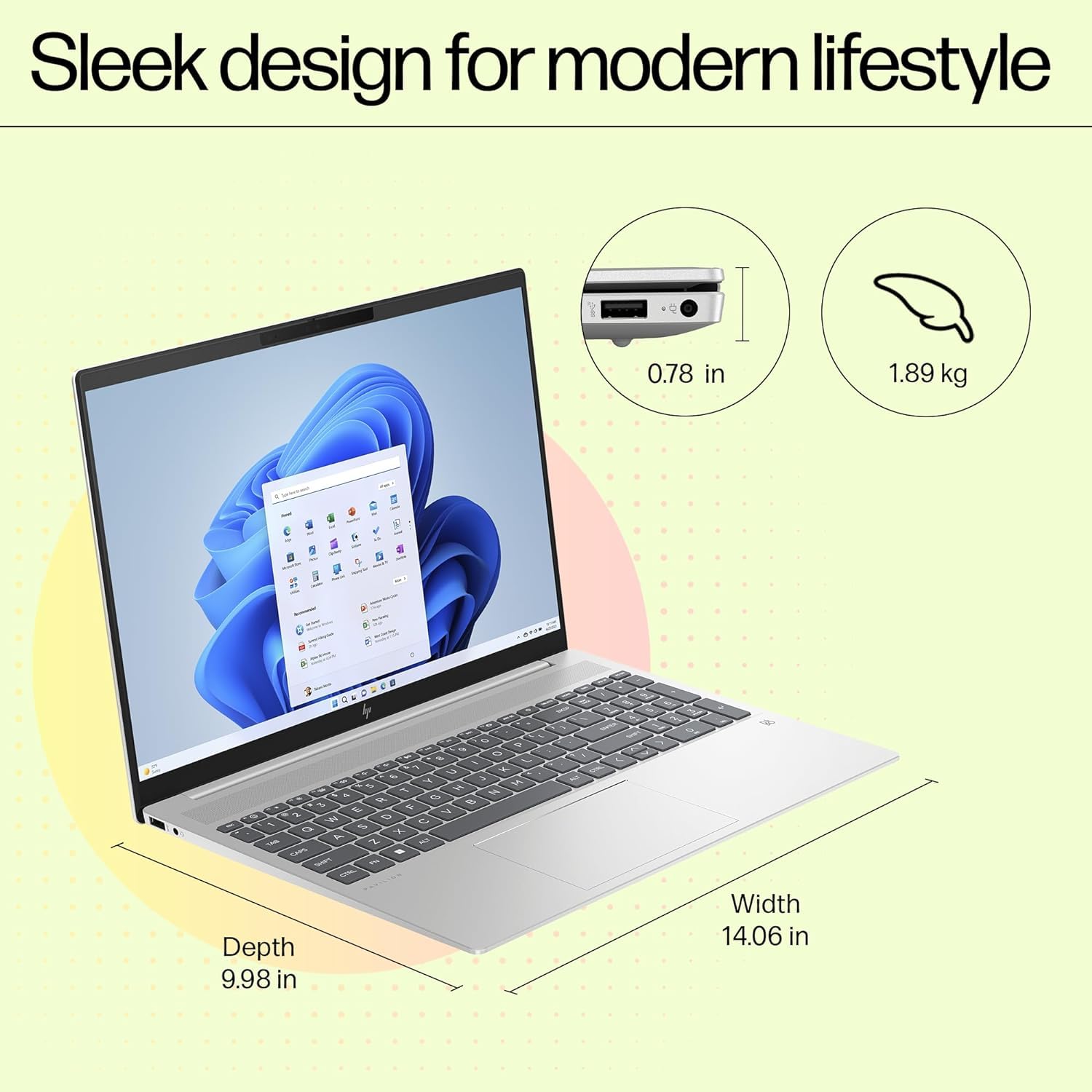 HP Pavilion Plus, 13th Gen Intel Core i7-13700H, 16GB LPDDR5x, 1TB SSD, (Win11, Office21, Silver, 1.9kg) BrightView, 16inch(40.6cm) WQXGA Laptop,6GB NVIDIA RTX 3050, 5MP IR camera, Backlit KB,ab0456TX