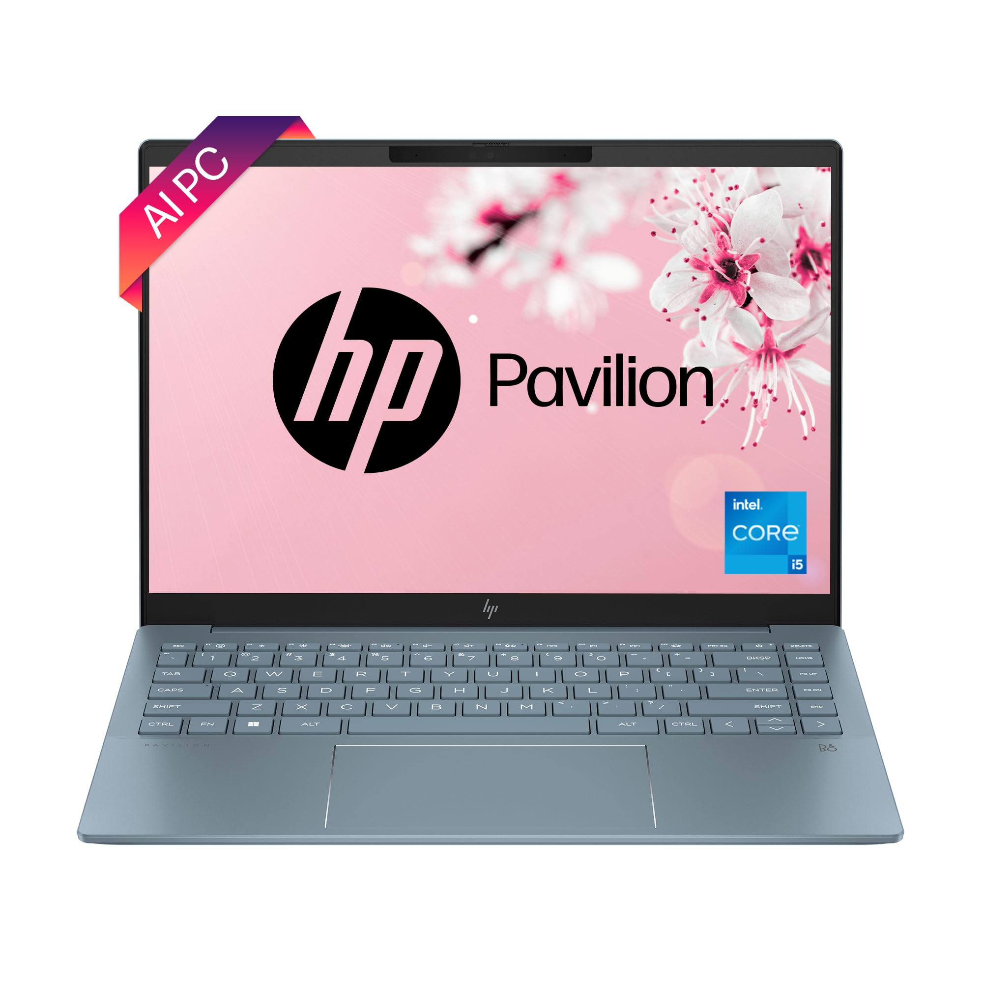 HP Pavilion Plus, 13th Gen Intel Core i5-1335U, 16GB DDR5, 512GB SSD, (Win11, Office21, Silver, 1.44 kg),IPS, Anti-glare, 14-inch (35.6cm) WUXGA Laptop, Intel Iris Xe graphics, 5MP IR camera, ew0116TU