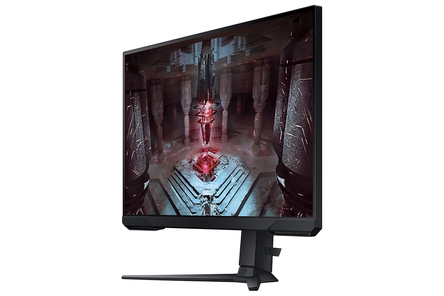 Samsung 27" (68.5cm) Odyssey G5 2K Gaming Monitor|QHD 2560 X 1440|165Hz|1ms|300nits|Ports-HDMIx2,DP,Headphone|DP Cable|HDR10|FreeSync Premium|Height-Tilt-Pivot Adjustable Stand|LS27CG510EWXXL|Black