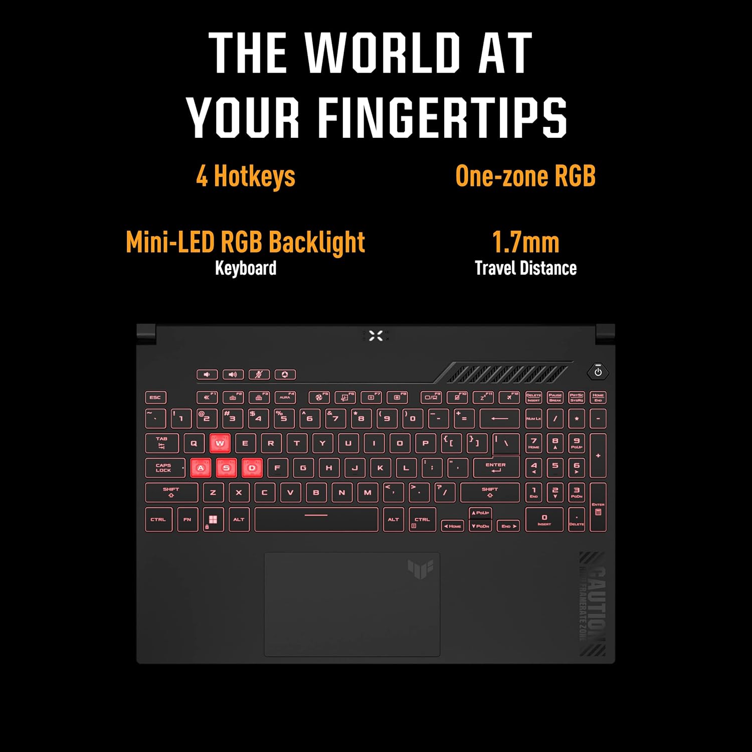 ASUS TUF Gaming F15 13th Gen, Intel Core i7-13620H Gaming Laptop(NVIDIA RTX 4050-6GB/140W RGP/16GB RAM/512GB SSD/FHD/15.6"/144Hz/RGB KB/90WHr/Windows 11/Office 2021/Mecha Gray/2.20 Kg) FX507VU-LP210WS