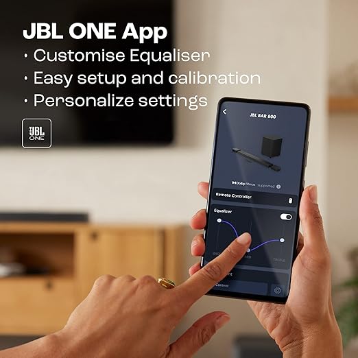 JBL Bar 800 Pro, 7.1 (5.1.2) Channel Truly Wireless Soundbar with True Dolby Atmos® 3D Surround Sound, 10” Down-Firing Wireless Subwoofer, PureVoice, HDMI eARC, Bluetooth, Wi-Fi & Optical Input (720W) - Zapnet.in