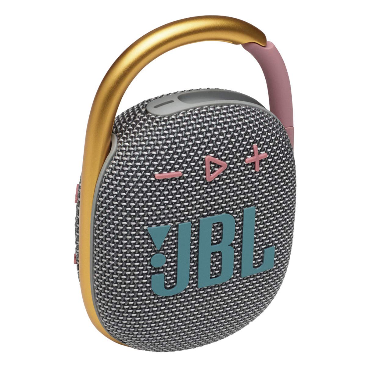 JBL Clip 4 Eco - Ultra-Portable Waterproof and Dustproof Bluetooth Speaker, big audio & punchy bass, made with 90% post-consumer recycled plastic, Integrated carabiner, Up to 10 Hours of Play (White) - Zapnet.in
