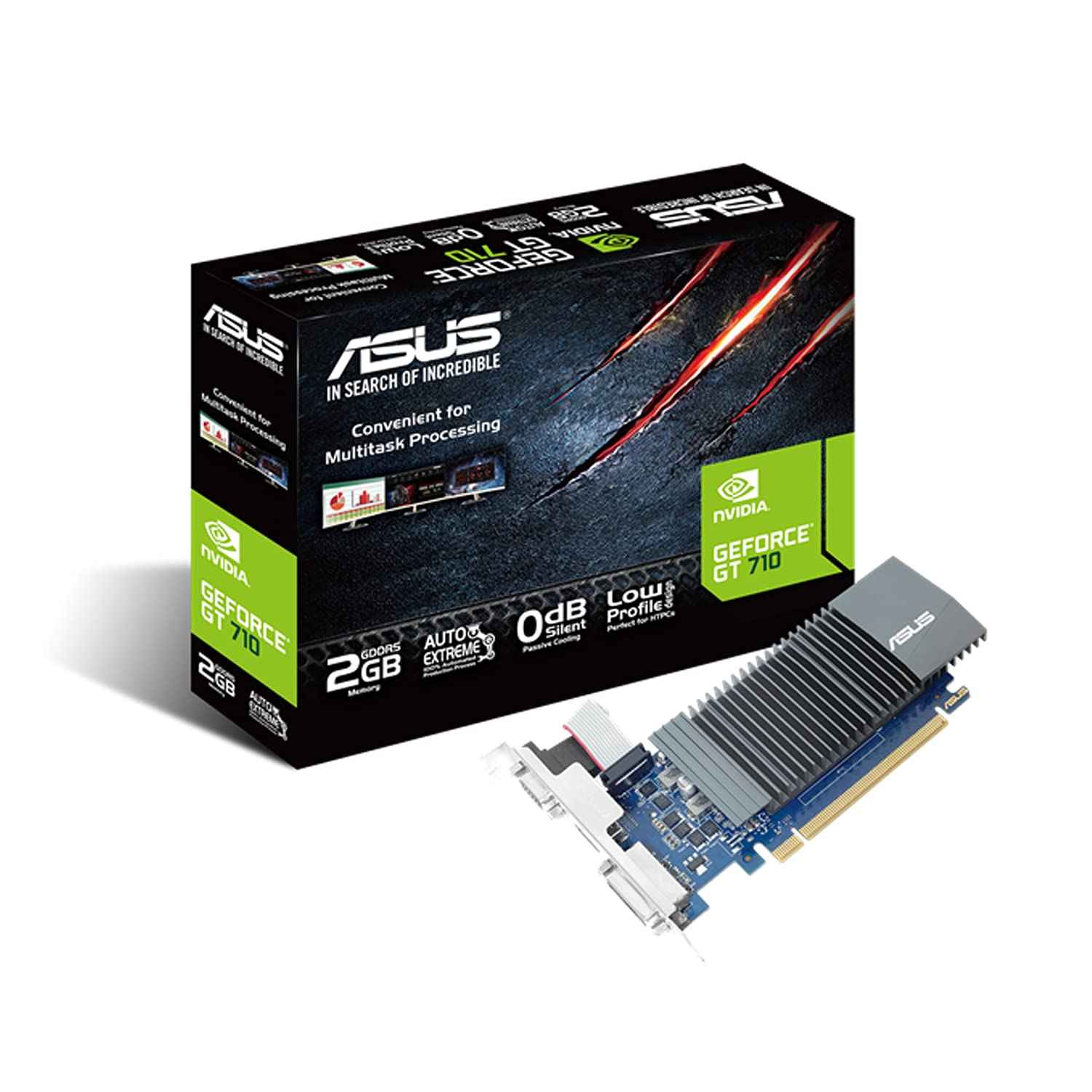 Asus GeForce GT 710 2GB GDDR5 EVO (GT710-SL-2GD5-BRK-EVO)