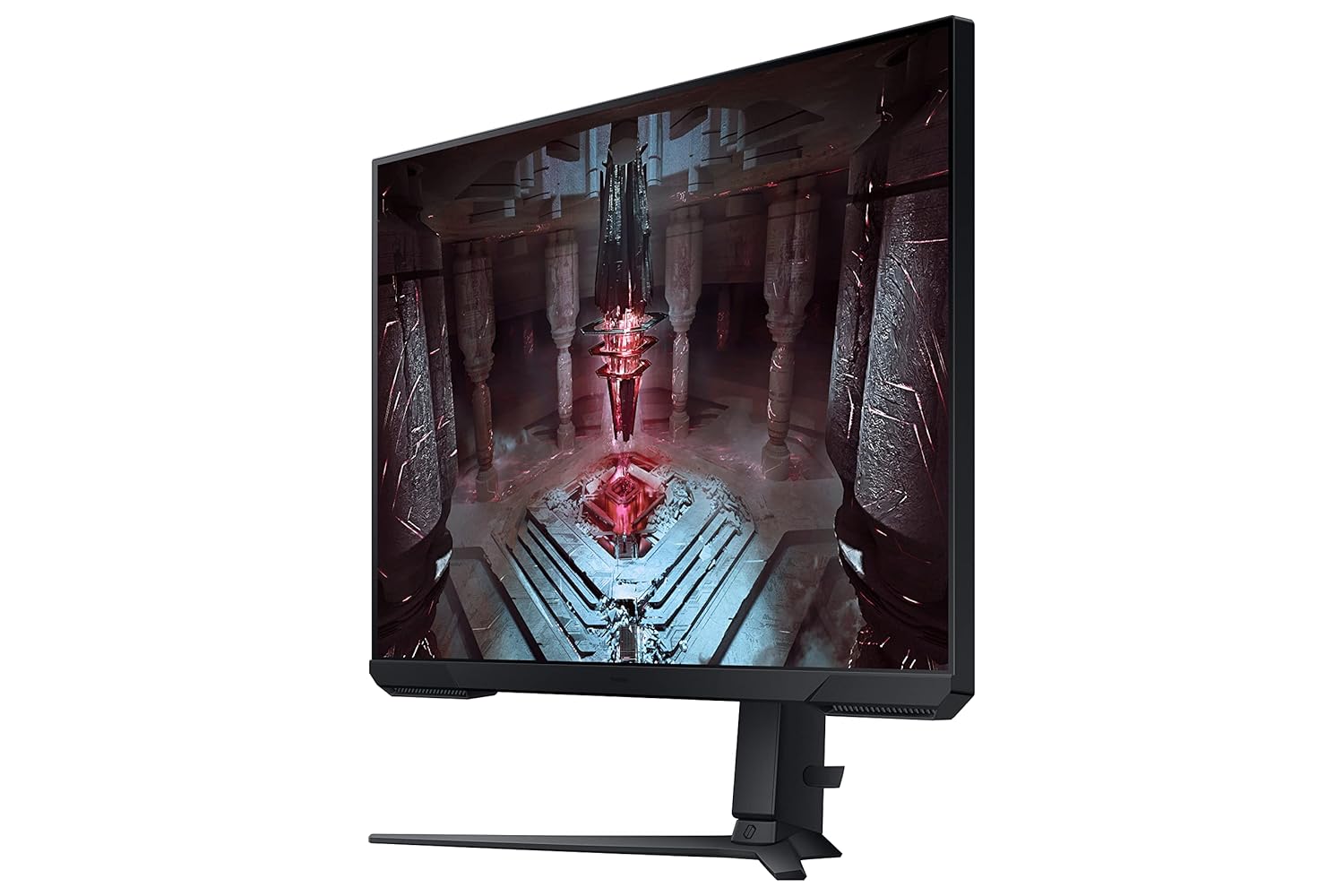 Samsung 32" (80cm) Odyssey G5 2K Gaming Monitor|QHD 2560 X 1440|165Hz|1ms|300nits|Ports-HDMIx2,DP,Headphone|DP Cable|HDR10|FreeSync Premium|Height-Tilt-Pivot Adjustable Stand|LS32CG510EWXXL|Black