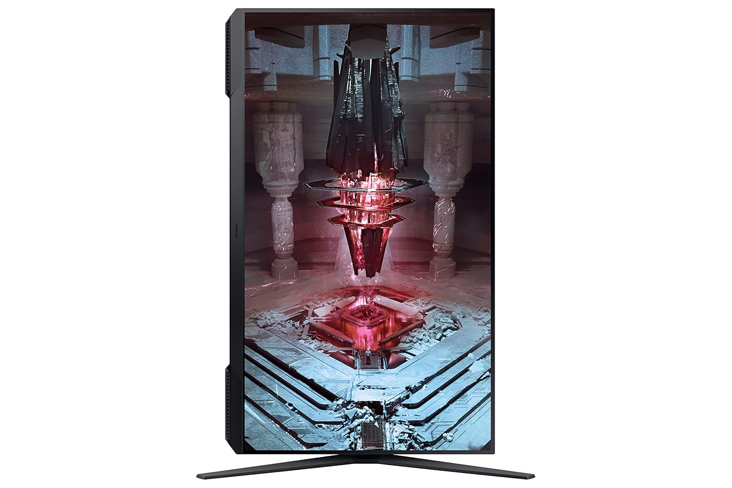 Samsung 32" (80cm) Odyssey G5 2K Gaming Monitor|QHD 2560 X 1440|165Hz|1ms|300nits|Ports-HDMIx2,DP,Headphone|DP Cable|HDR10|FreeSync Premium|Height-Tilt-Pivot Adjustable Stand|LS32CG510EWXXL|Black