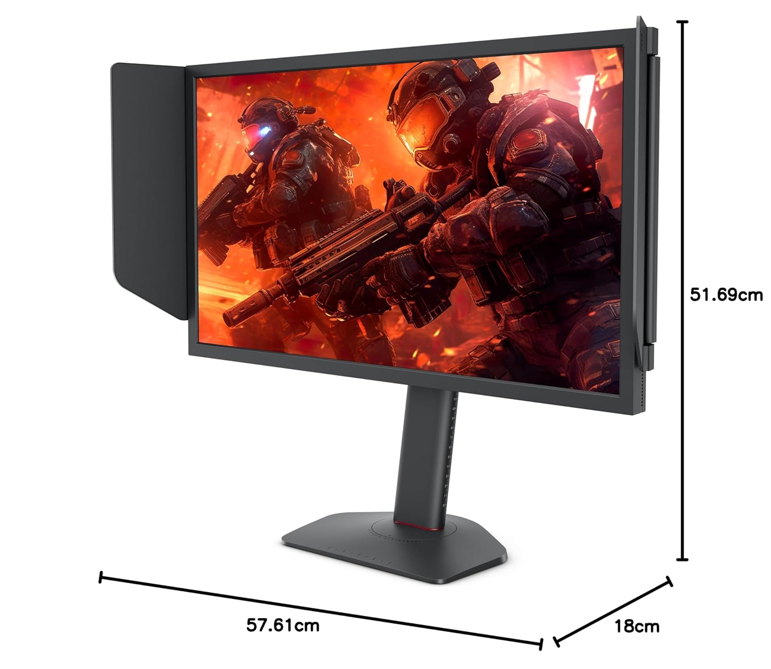 BenQ Zowie XL2546X 24.5”|Fast TN 240Hz 0.5ms|Gaming Monitor for Esports (FPS)|Motion Clarity with DyAc2 |XL Setting to Share|S Switch|Shield|Precise Height Adjust with Industrial Grade Bearing (Black)