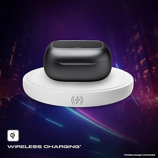 JBL Live Beam 3 TWS,Hi-Res Audio True ANC Earbuds,Smart Case with Touch Display,48H Playtime,Wireless Charging,6 Mic,Multipoint Connection,Ip55 Proof, Headphones App,Personi-Fi 3.0 (Black) - Zapnet.in