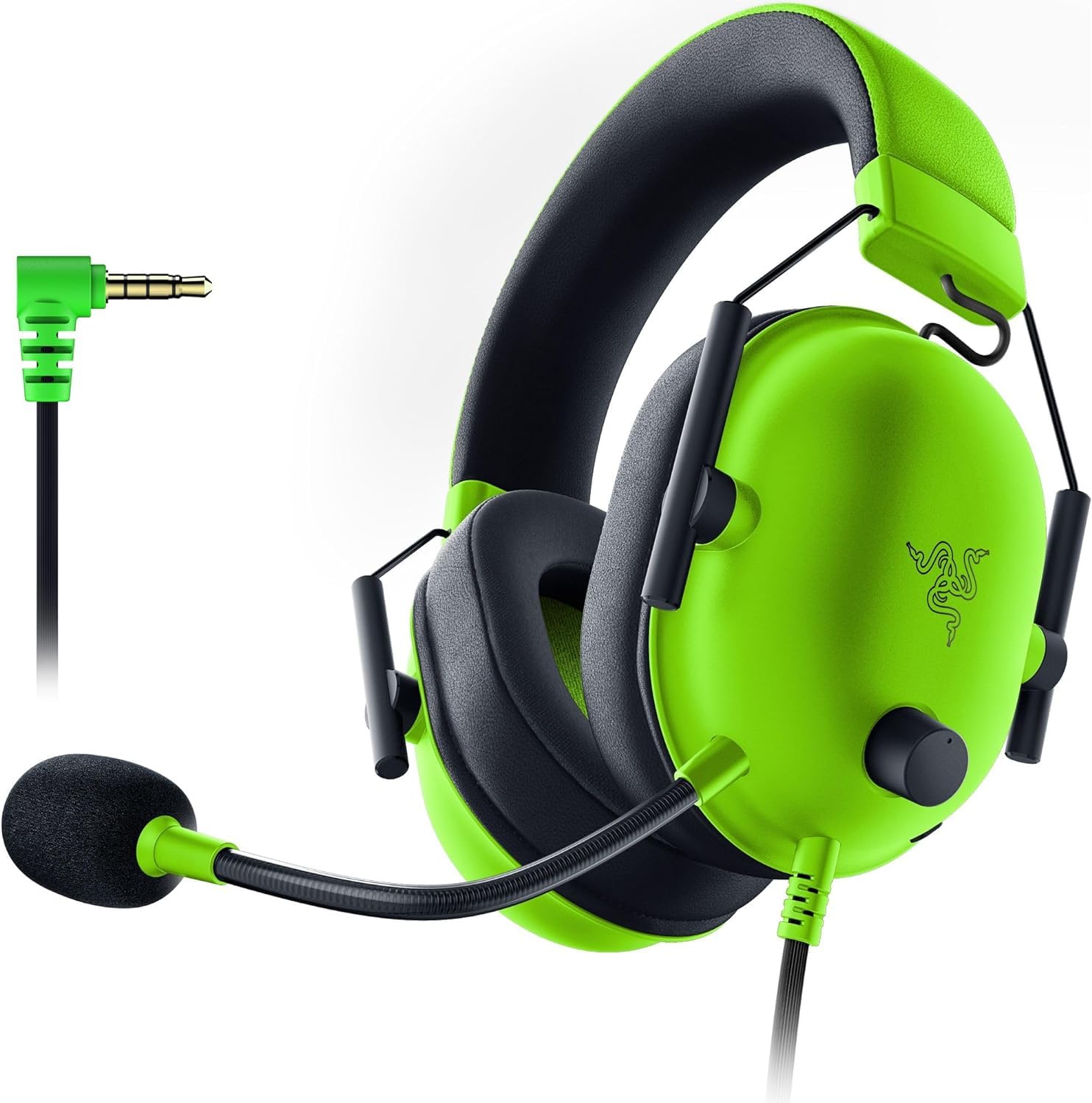 Razer BlackShark V2 X Smartchoice Wired Gaming Headset with Mic, 7.1 Surround Sound, 50mm Drivers, Memory Foam Cushions, Multi-Platform (PC/PS/Xbox/Switch/Mobile), 3.5mm Jack_Black