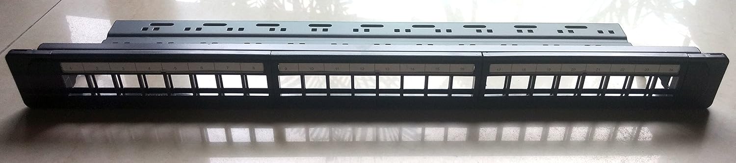 D-Link Unshielded 24-Port Unloaded Keystone Patch Panel NPP-AL1BLK241 Dlink