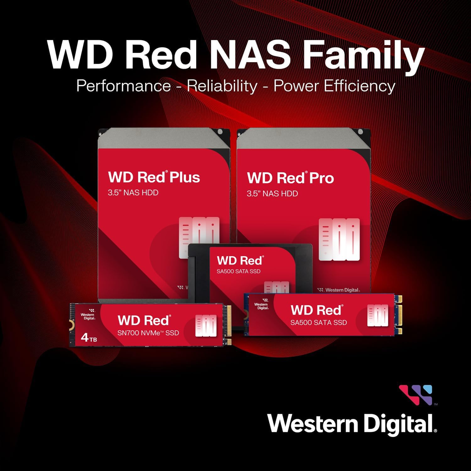 Western Digital 2TB WD Red Plus NAS Internal Hard Drive HDD - 5400 RPM, SATA 6 Gb/s, CMR, 64 MB Cache, 3.5" -WD20EFPX