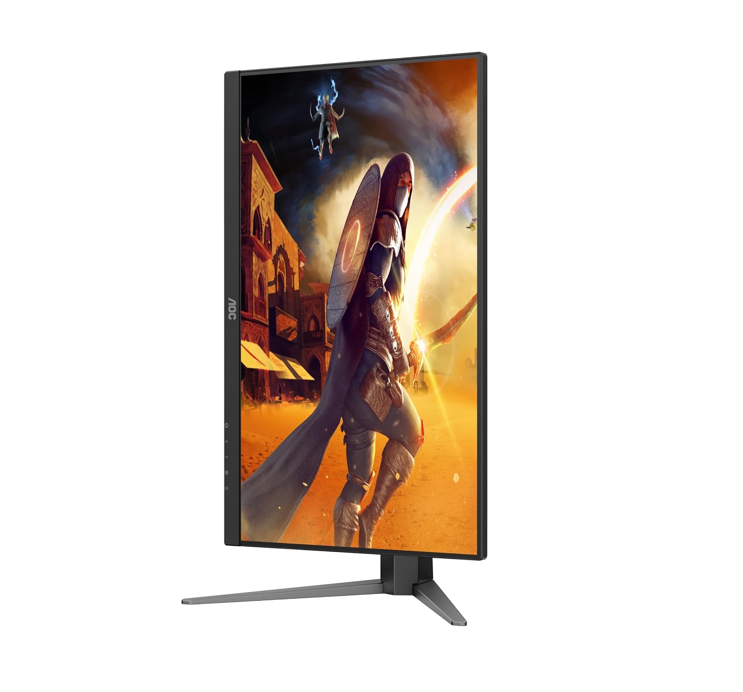 AOC 24G4 24 inch Gaming Monitor FHD Fast IPS, 180Hz Refresh Rate, Wide Color Gamut-sRGB 126%, HDR10, 1.0ms MPRT, G-Sync Compatible, HDMI 2.0and Display Port for Gaming, Height Adjustable Stand