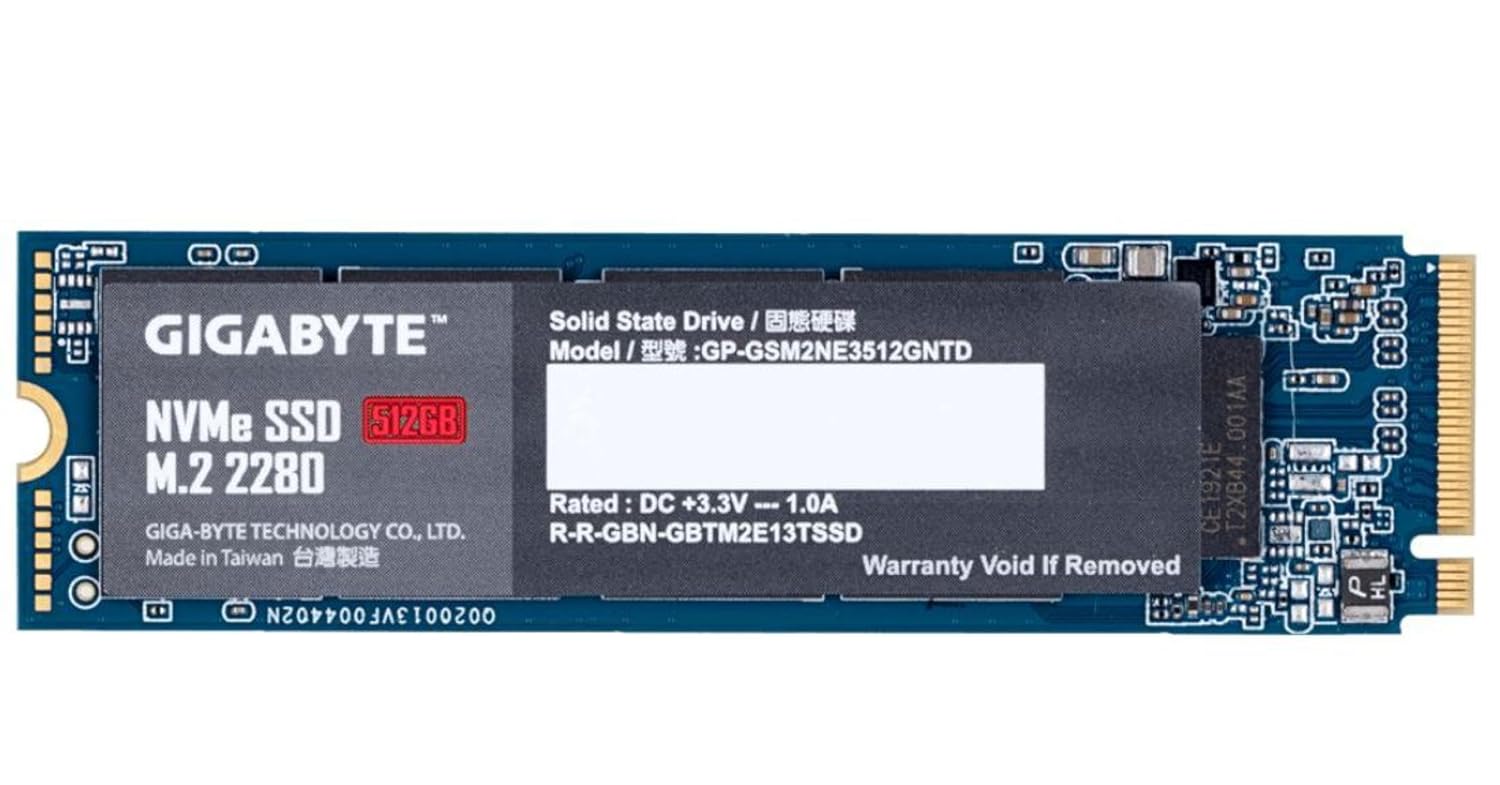 GIGABYTE NVMe SSD 512GB