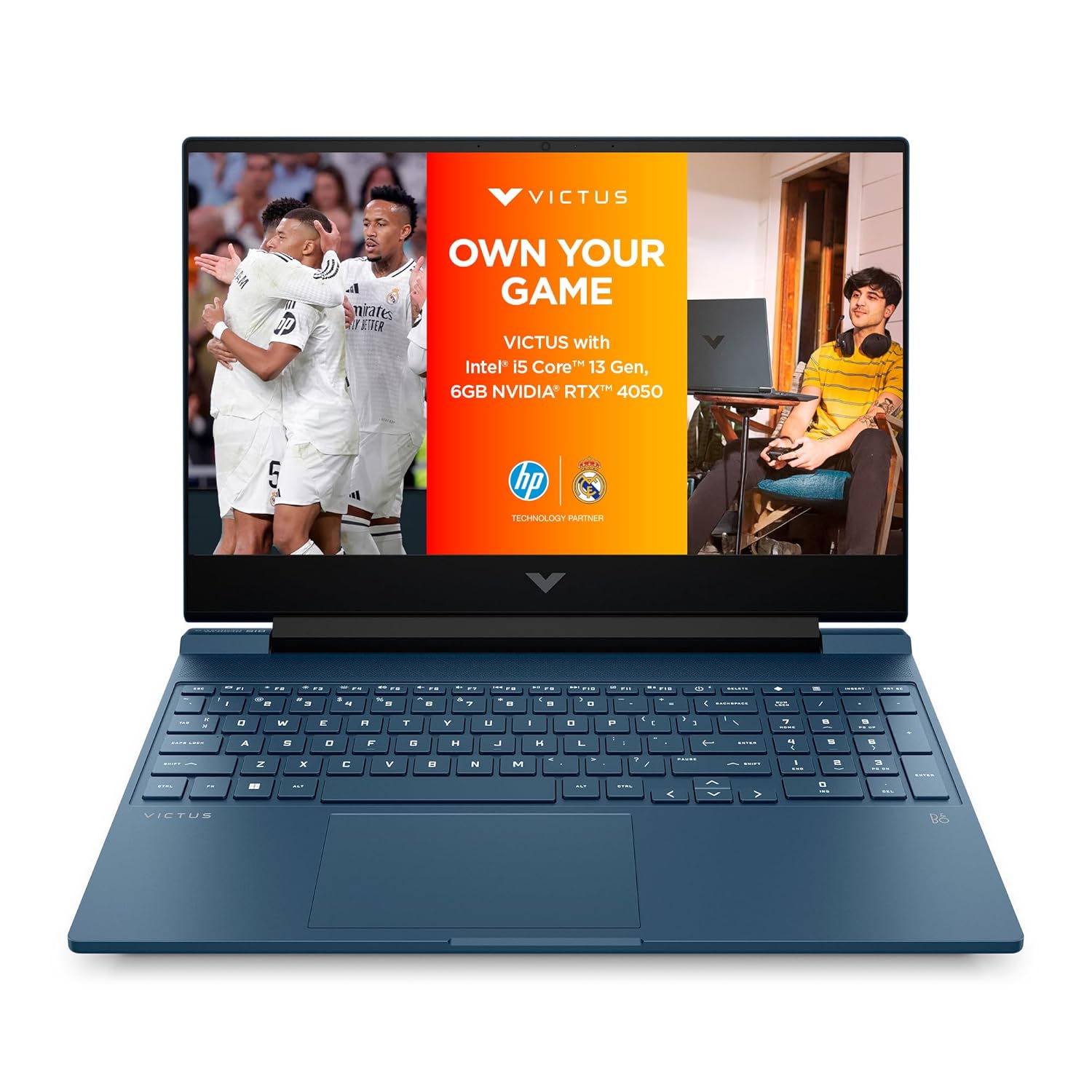 HP Smartchoice Victus Gaming Laptop, 13th Gen Intel Core i5-13420H,6GB RTX 4050 GPU,15.6-inch(39.6 cm),FHD,IPS,144 Hz,16GB DDR4,1TB SSD,Backlit KB,B&O (Win 11,MSO,Blue,2.37 kg),fa1317TX