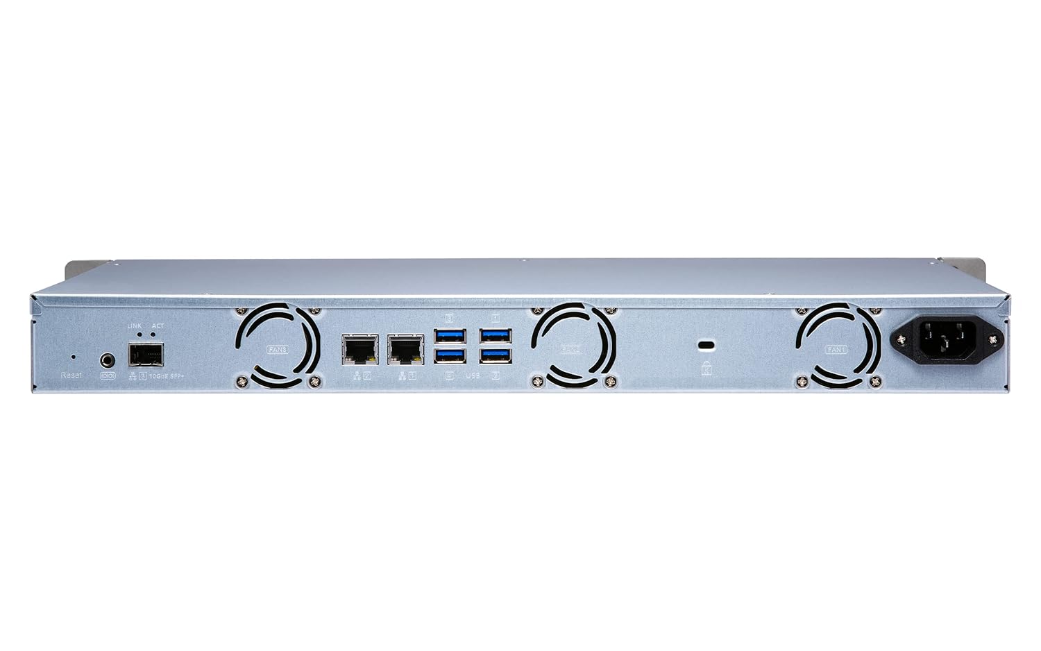 QNAP TS-431XeU-2G 4-Bay 1U Short-Depth Rackmount NAS with 10Gbe SFP+ Port 24TB Bundle with 4X 6TB Seagate IronWolf