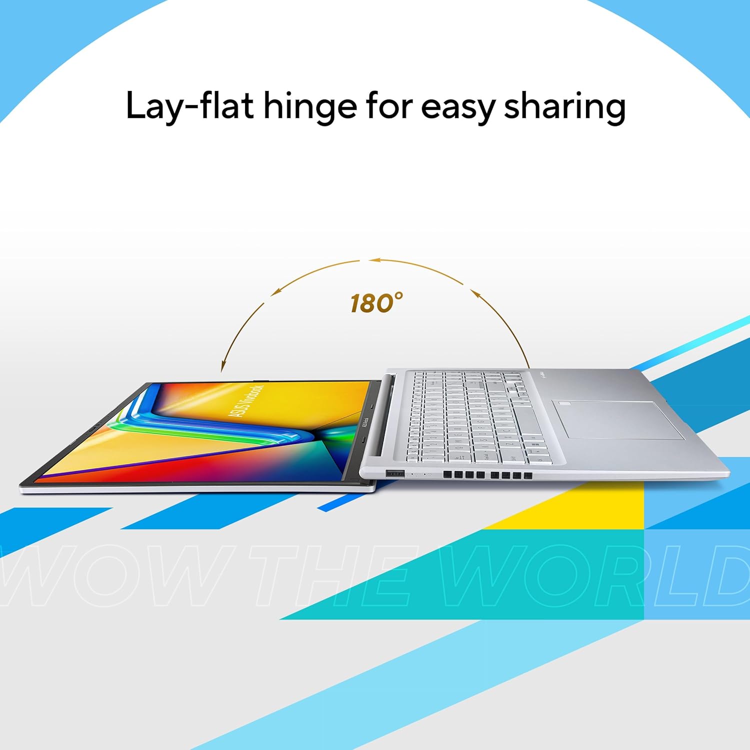 ASUS Vivobook 16, Intel Core i5-12500H, 16GB RAM, 512GB SSD, FHD+ 60Hz 300Nits, 16", Windows 11, MS Office Home, Transparent Silver, 1.88KG, X1605ZAC-MB541WS, Fingerprint, 42Whr Battery Laptop