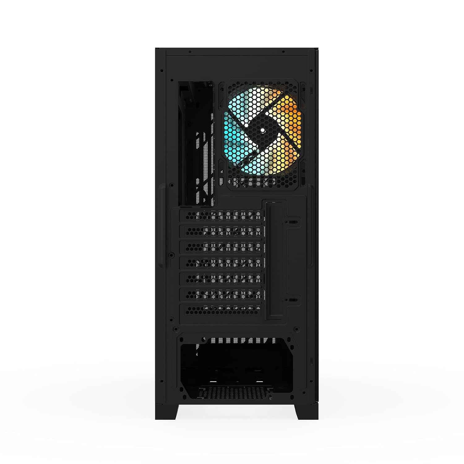 GIGABYTE C103 Glass Global Mid-Tower Gaming PC Case | Tempered Glass Side Panel, Optimized Airflow, Sleek Design & Efficient Cable Management | Supports ATX/Micro-ATX/Mini-ITX Motherboards
