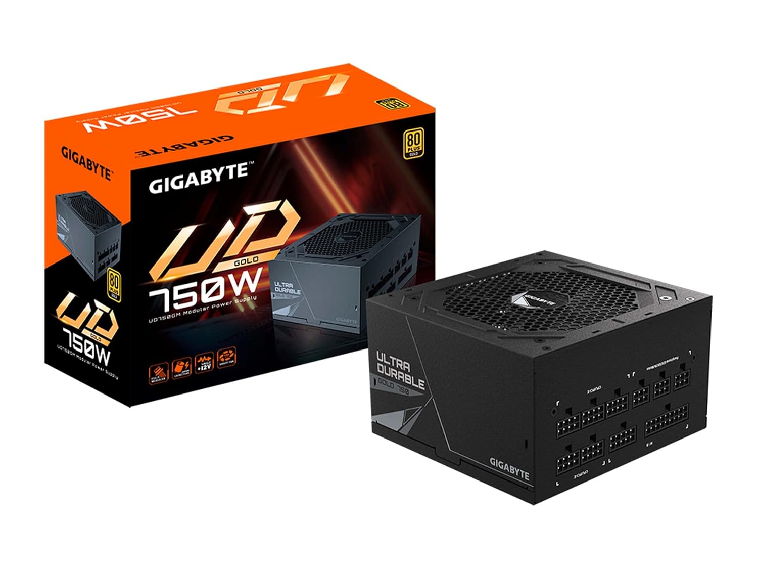 Gigabyte GP-UD750GM 750 WATT 80 Plus Gold Certification Fully Modular SMPS