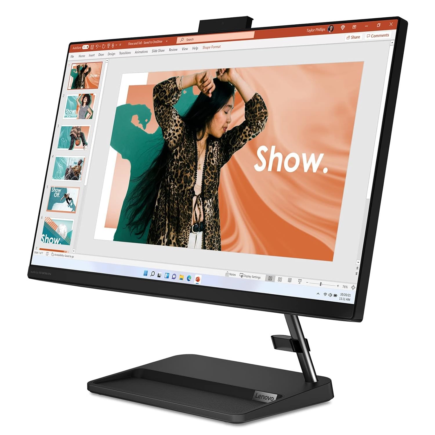 Lenovo IdeaCentre AIO 3 12th Gen Intel i5 23.8" FHD WVA 3-Side Edgeless All-in-One Desktop with Alexa Built-in (8GB/512GB SSD/Win11/MS Office 2021/IR Camera/Wireless Keyboard & Mouse) F0GH00MHIN