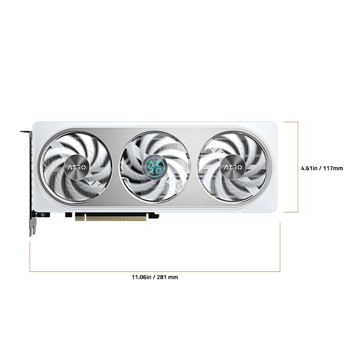 GIGABYTE GeForce RTX 5060 AERO OC 8G Graphics Card, 8GB 128-bit GDDR7, PCIe 5.0, WINDFORCE Cooling System, GV-N5060AERO OC-8GD Video Card
