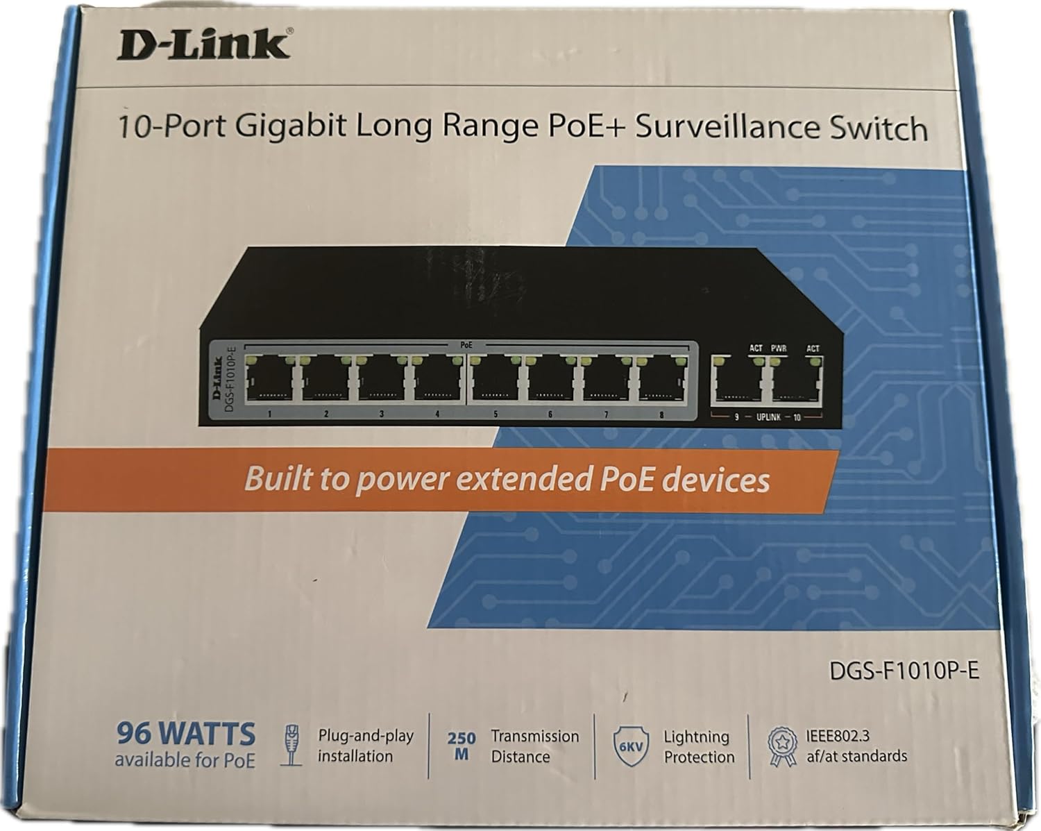 Dlink 8port gigabit poe Switch