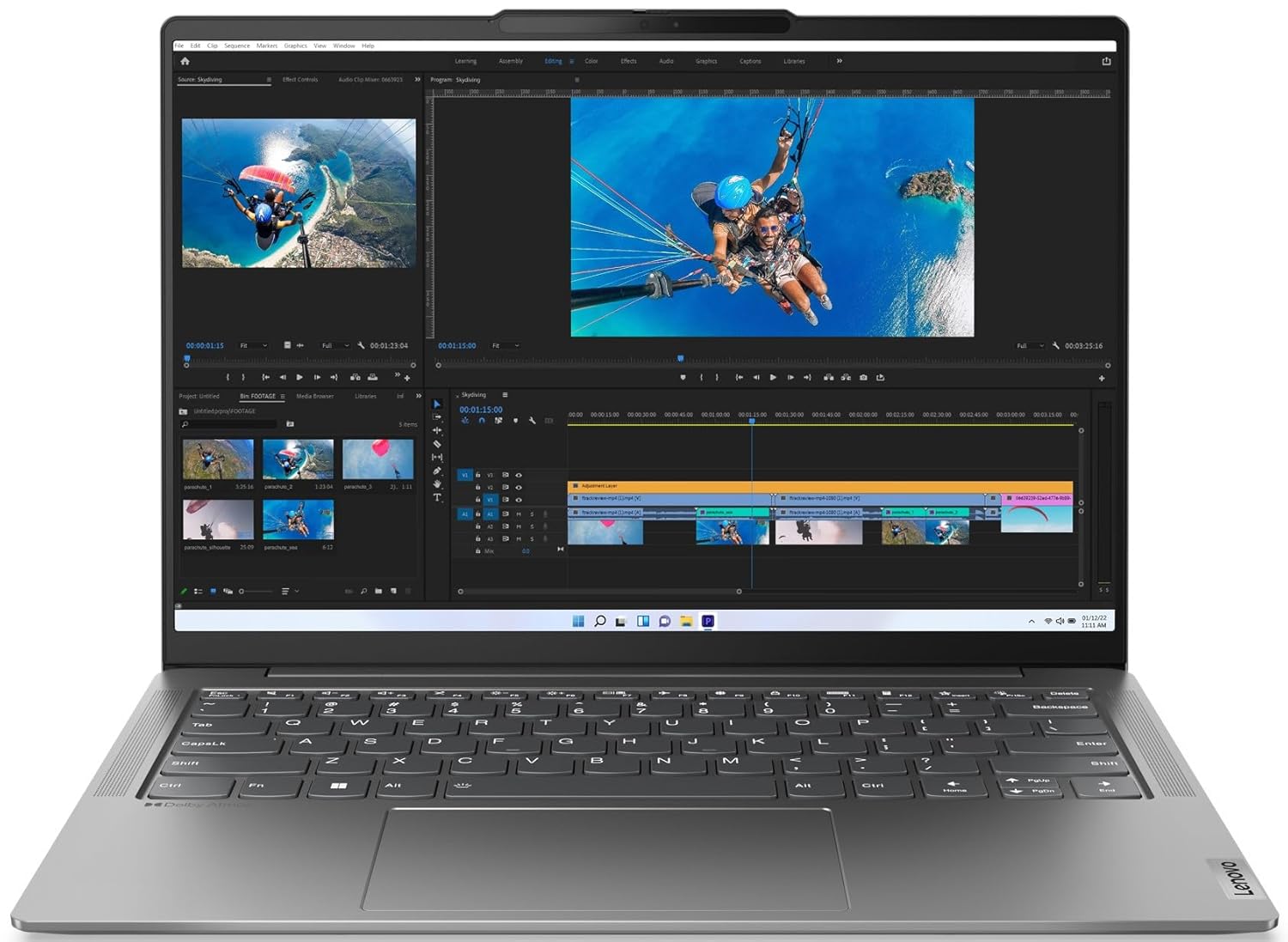 Lenovo Yoga Slim 6 13th Gen Intel Evo Core i5 13500H 14"(35.5cm) WUXGA-OLED 400Nit Laptop (16GB/1TB SSD/60Hz Refresh/Win 11/Office 2021/Backlit KB/Alexa/3 Month Game Pass/Grey/1.3Kg), 83E00012IN