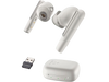 Poly Voyager Free 60 UC M White Sand Earbuds +BT700 USB-A Adapter +Basic Charge Case (7Y8L5AA) - Zapnet.in