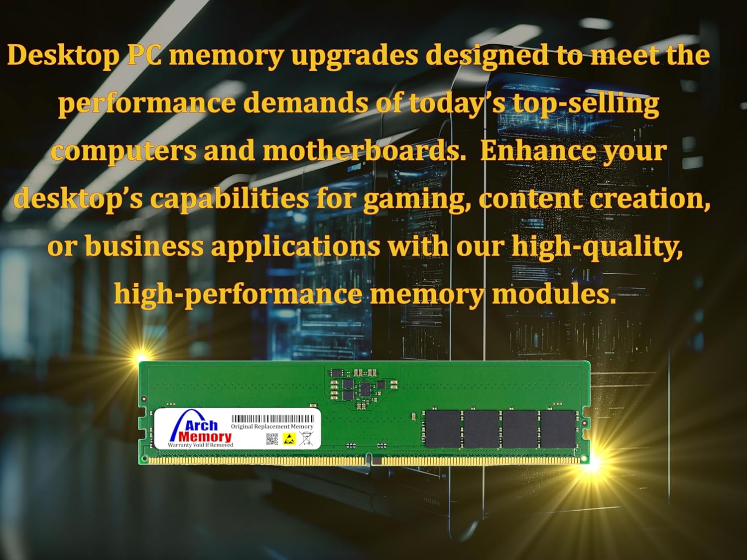 Arch Memory 32GB 4M9Y2AA Replacement for HP 288-Pin DDR5 4800MHz UDIMM Memory for Z2 G9 Tower Workstation
