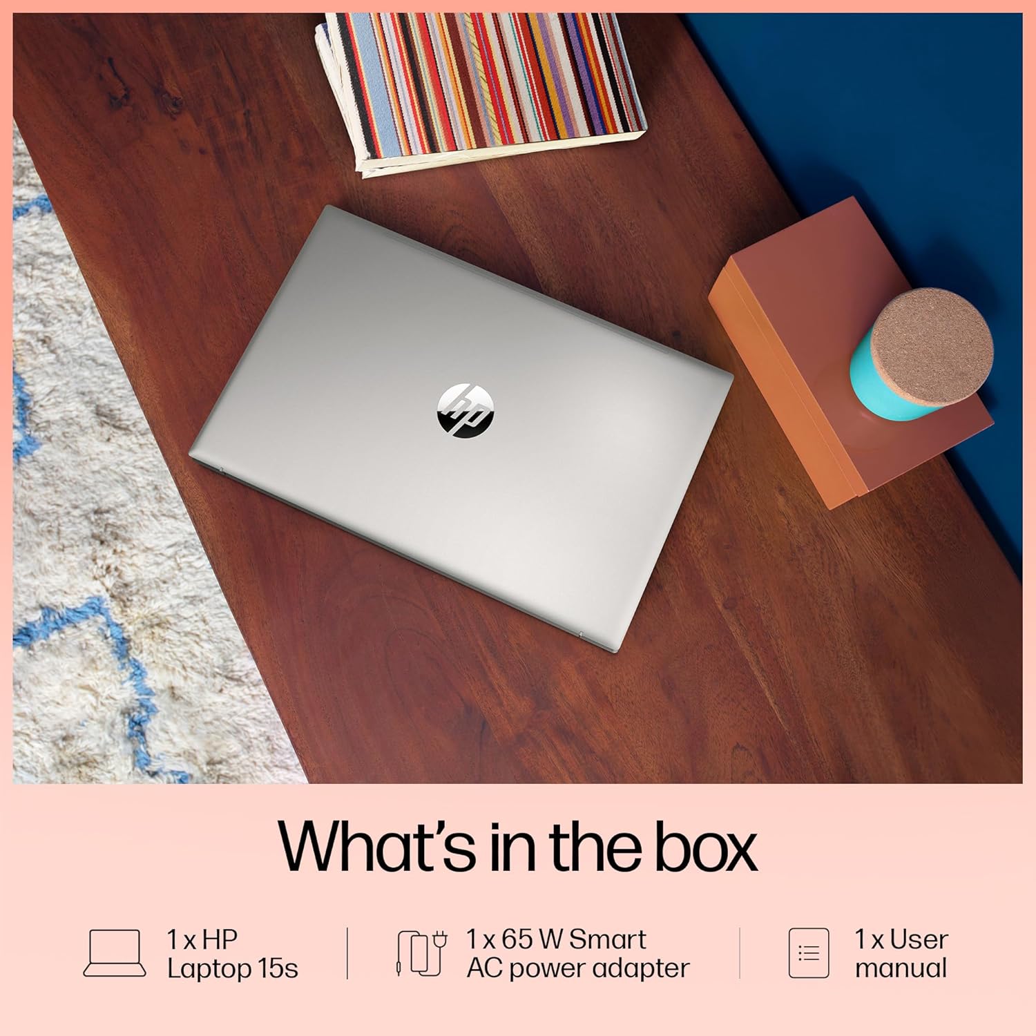 HP 15, 13th Gen Intel Core i5-1335U, 8GB DDR4, 512GB SSD, (Win 11, Office 21, Blue, 1.6kg), Anti-Glare, Micro-Edge, 15.6-inch(39.6cm), FHD Laptop, Intel UHD Graphics, 1080p FHD Camera, fd0021tu