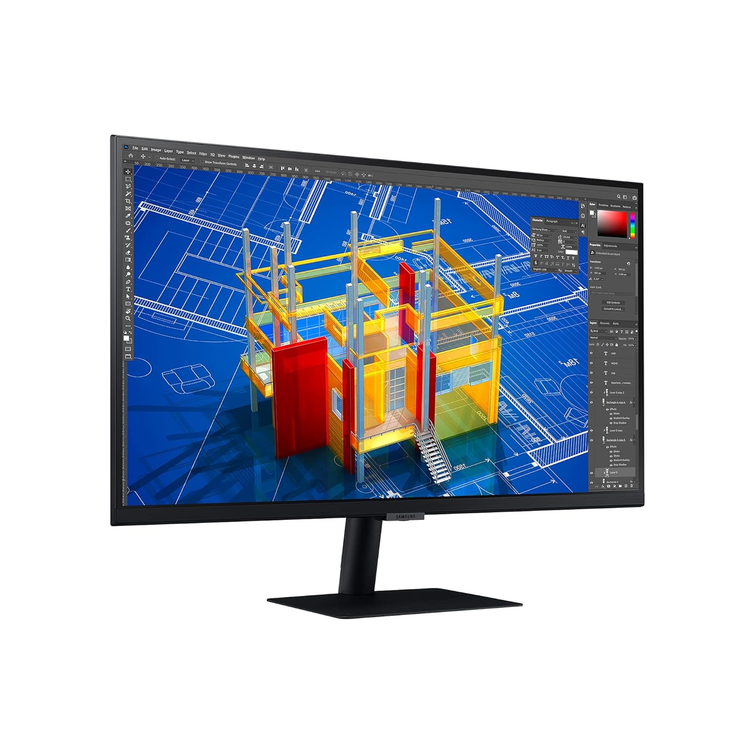 Samsung 27-inch(68.46cm) 4K UHD, Flat Monitor, IPS, Bezel Less Design, 1 Billion Colors, HDR10, FSC-Certified, Intelligent Eye Care, Energy Saving (LS27A700NWWXXL, Black)