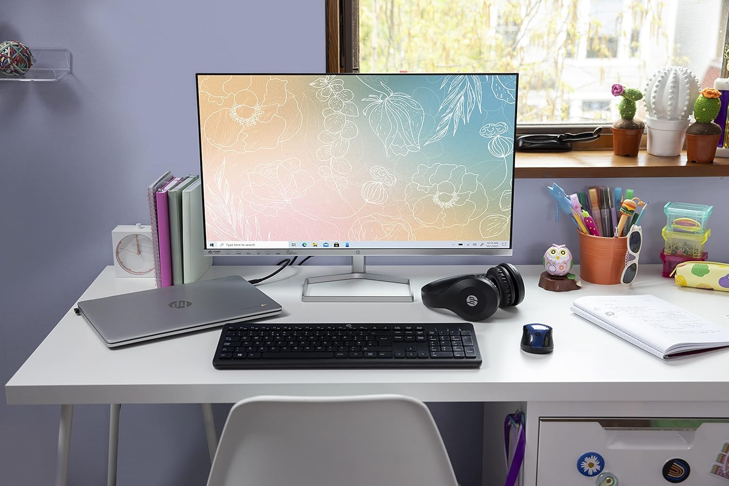 HP P22vb G5 21.5 inch VA MII Monitor, Anti-Glare,Brightness; Color; Image, Security Lock-Ready, 21.5-inch Diagonal, FHD VA Screen to tilt adjustability, Including HDMI and VGA.