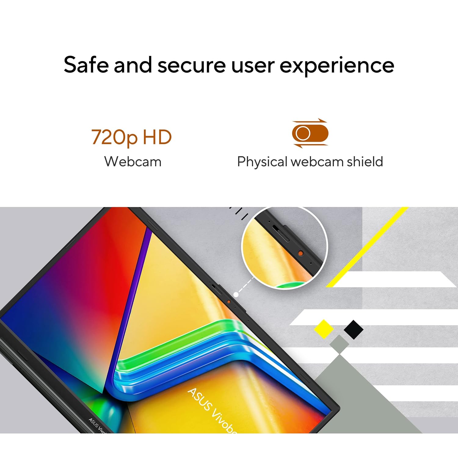 ASUS Vivobook Go 14 (2023), AMD Ryzen 3 7320U, 14-inch (35.56 cm) FHD, Thin & Light Laptop (8GB/512GB SSD/Windows 11/Office 2021/Alexa Built-in/Mixed Black/1.38 kg), E1404FA-NK322WS