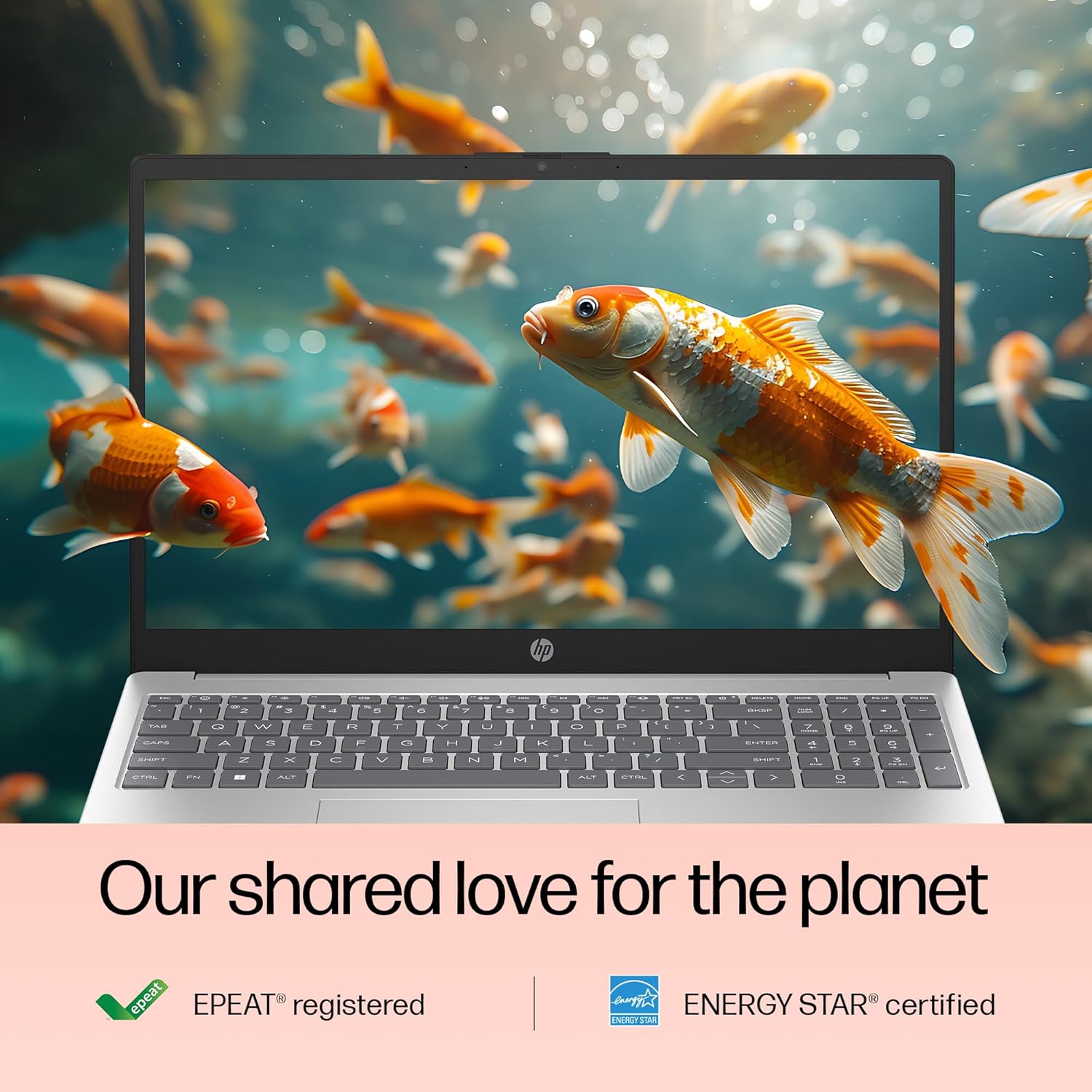 HP 15, 12th Gen Intel Core i5-1235U, 8GB DDR4, 512GB SSD, (Win11, Office21, Silver, 1.59kg) Anti-Glare, Micro-Edge, 15.6-inch(39.6cm) FHD Laptop, Intel UHD Graphics, FHD Camera, Backlit KB, fd0070tu