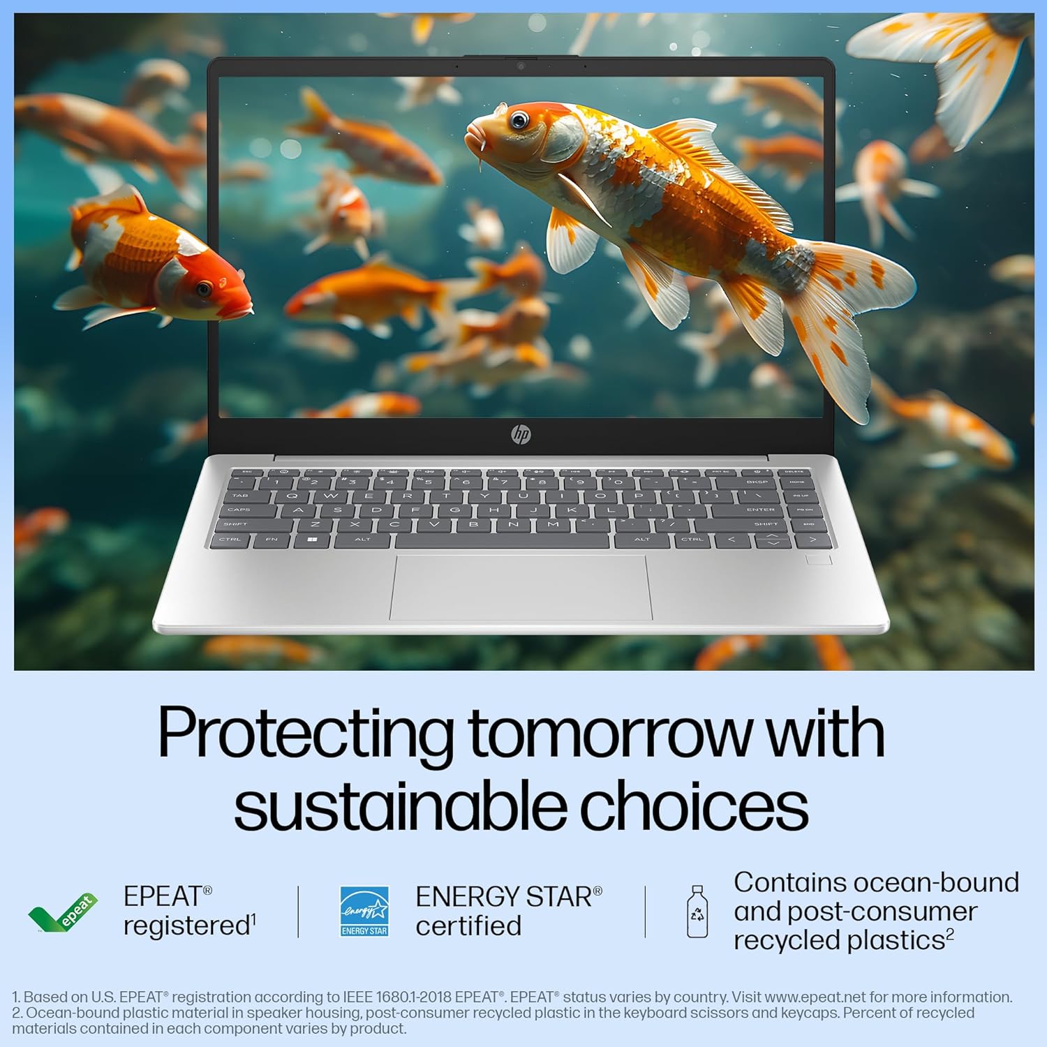 HP 14 AI Laptop, Intel Core Ultra 7 155H, 12 Tops, 16GB DDR5, 512GB SSD (Win11, Office21, Silver, 1.4 kg) Anti-Glare FHD, 14-inch (35.6 cm) Intel Arc Graphics, FHD Camera w/Shutter, Backlit, gr1023TU