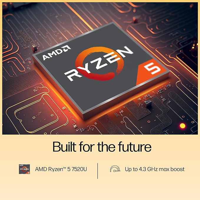 HP All-in-One Desktop 24 PC, AMD Ryzen 5 7520U, 16 GB LPDDR5, 512GB SSD, 60.5 cm (23.8"), Dual 2W Speakers,Windows 11,MSO, Shell White, 5.27 kg, 24-cr0025in - Zapnet.in